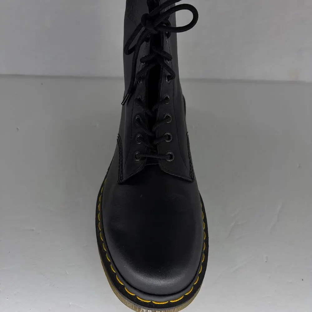 Dr. Martens 1460 Black Leather 8-Eye Boots Men's 12 AirWair Bouncing Soles